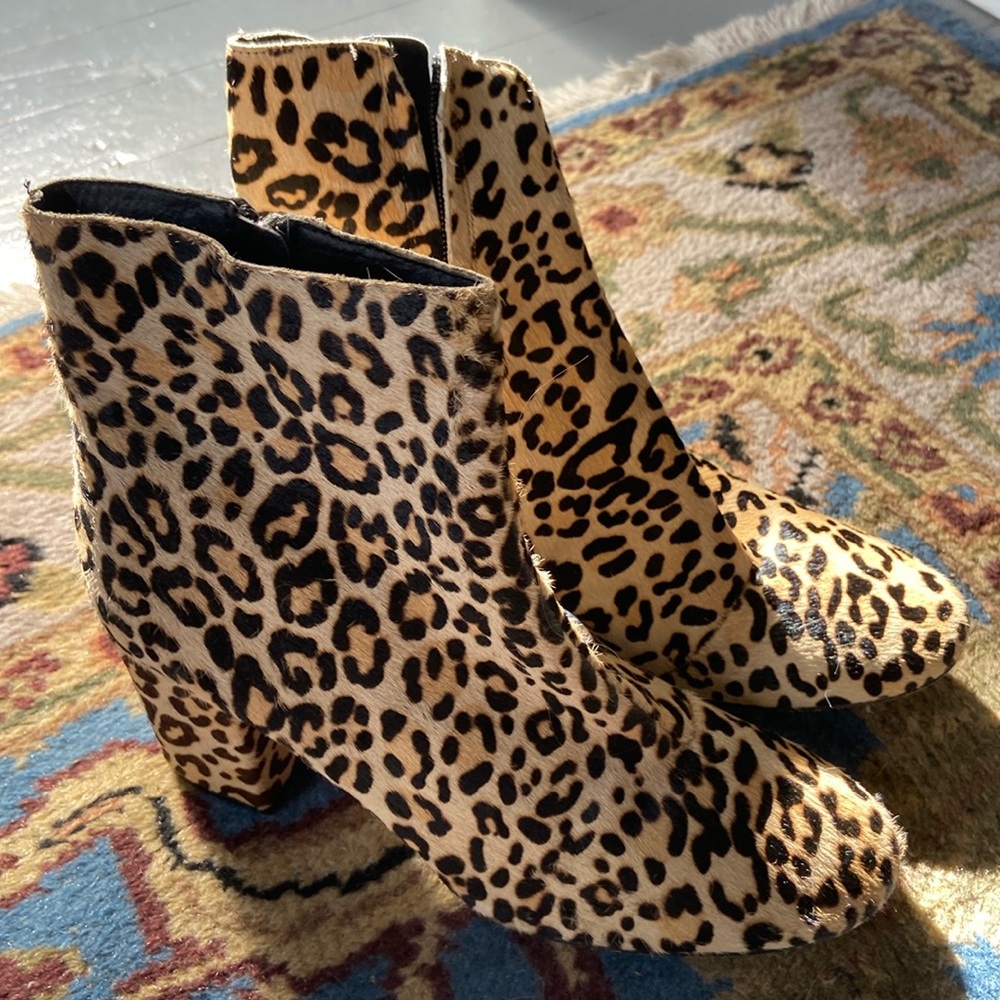 Madewell leopard boots